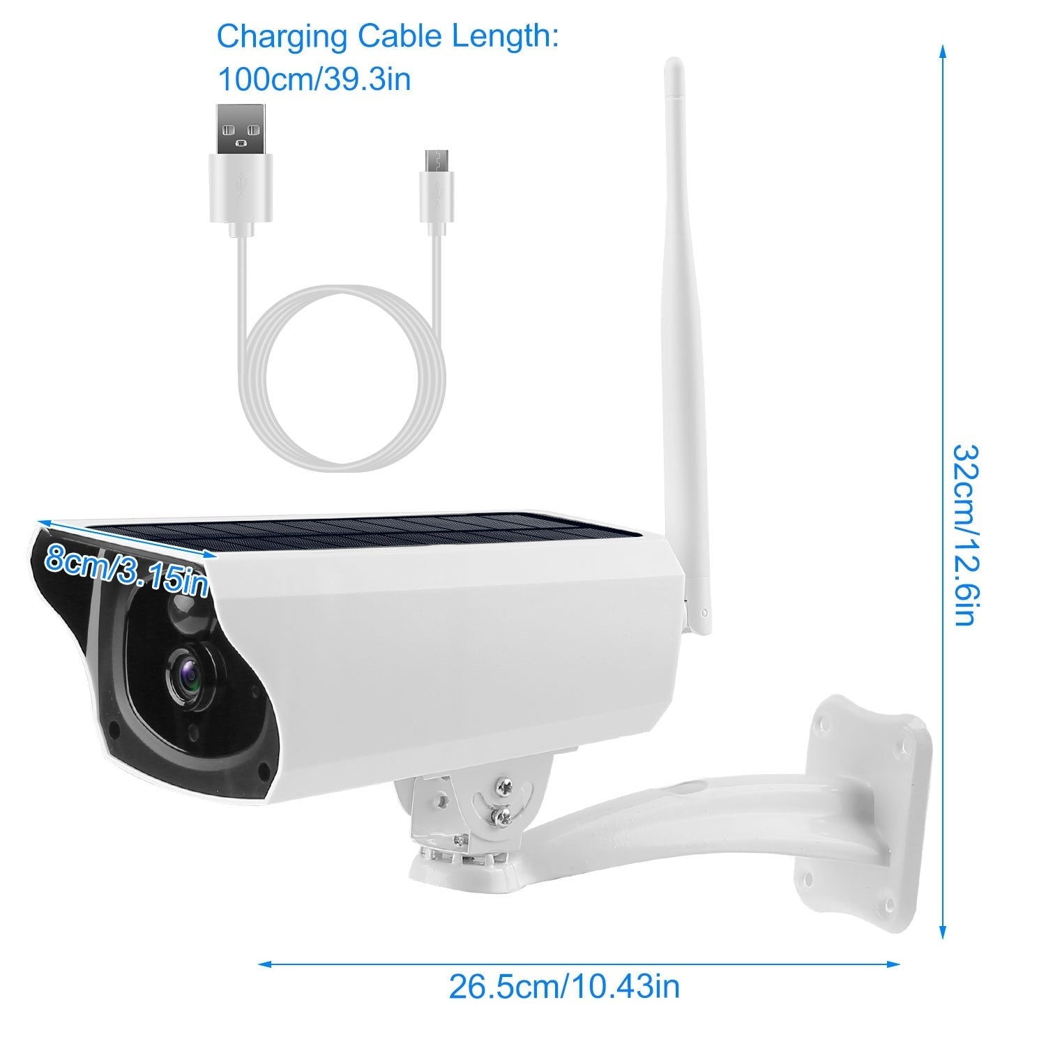 Solar Powered WiFi IP Camera