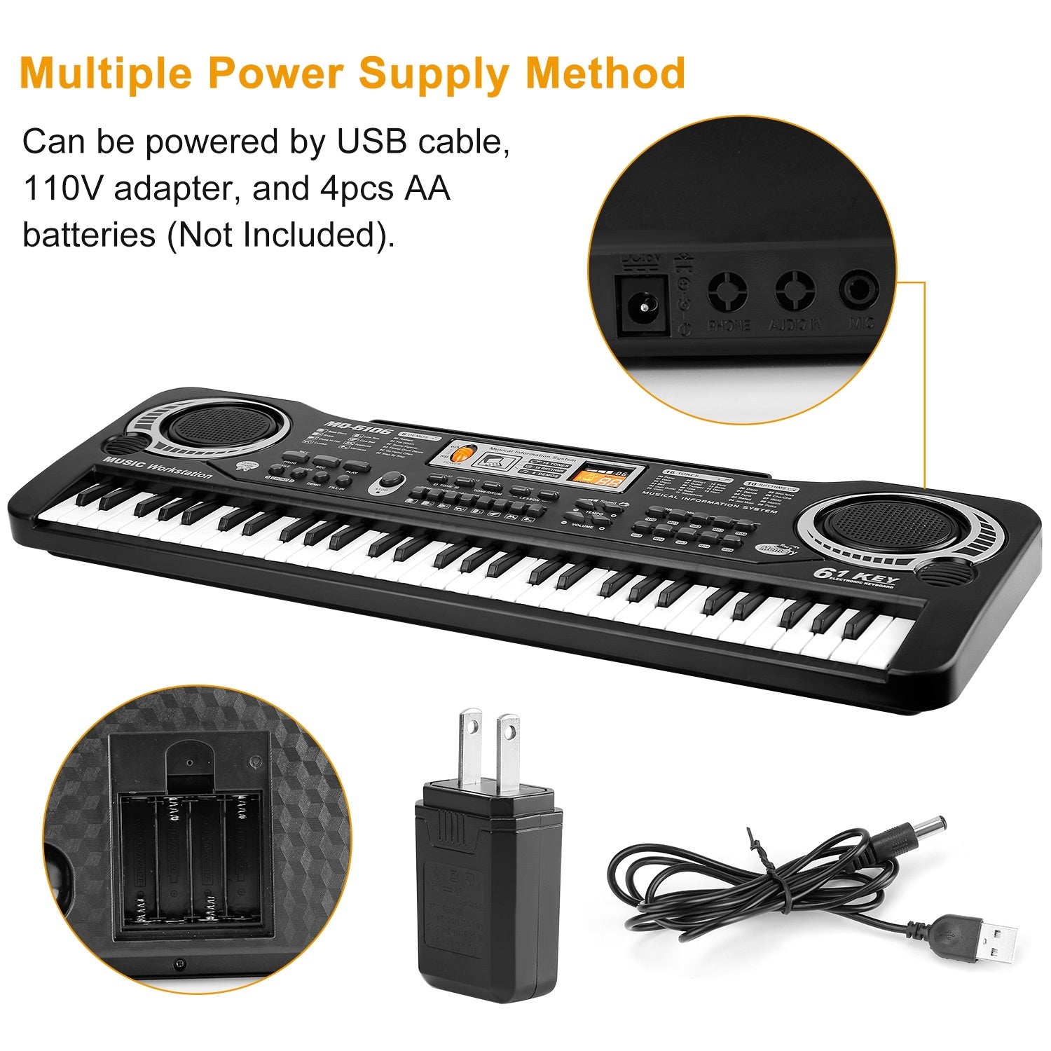 Digital Electronic Piano Keyboard