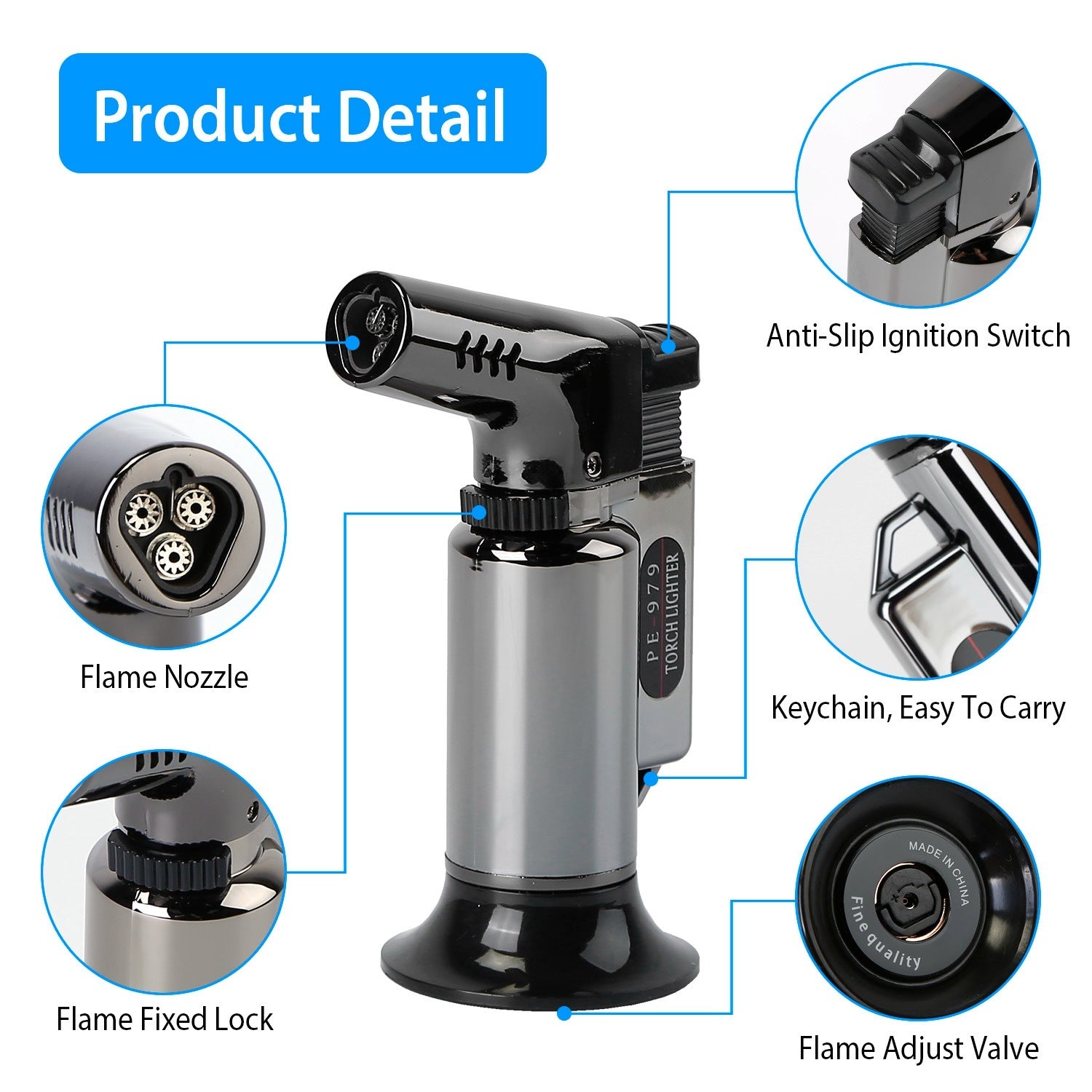 Kitchen Culinary Butane Torch Lighter