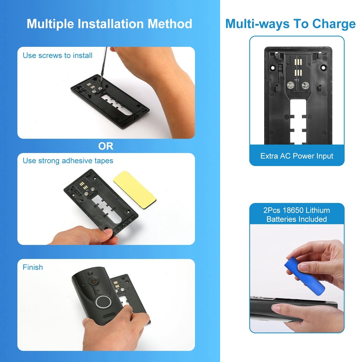 Doorbell Wireless  WiFi Security Camera
