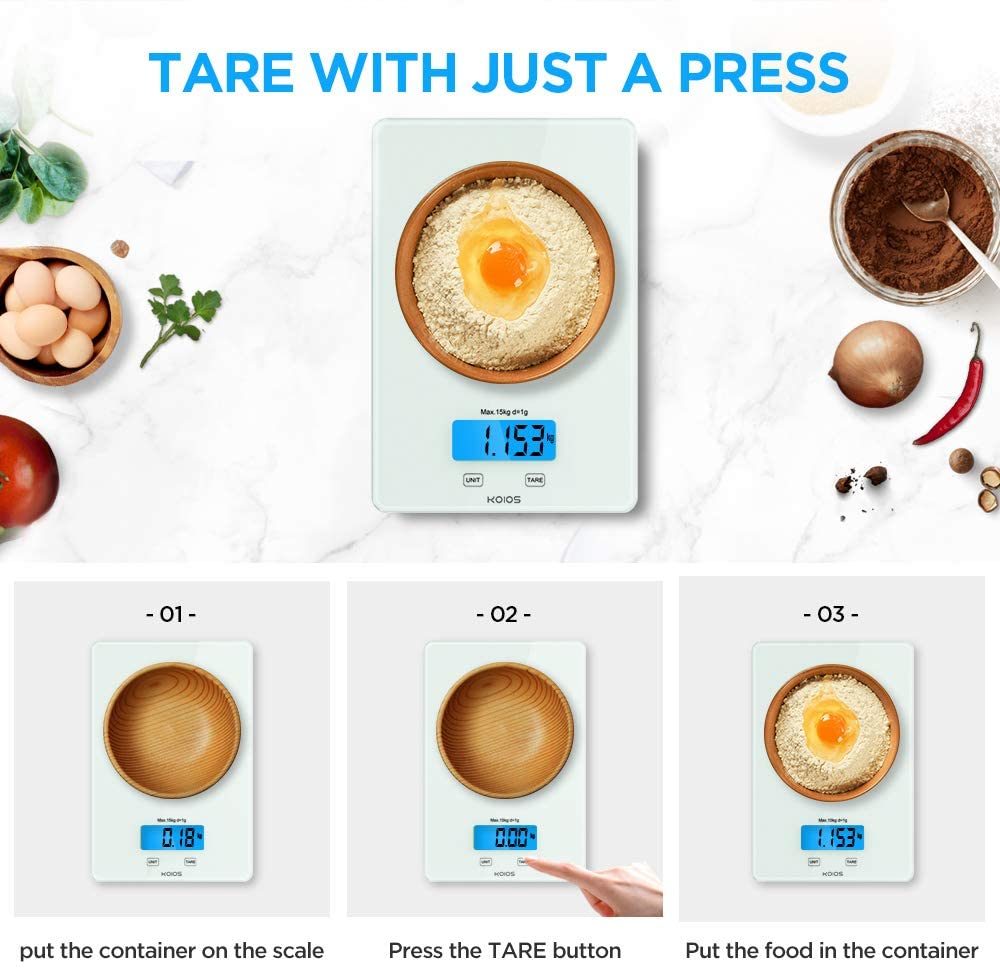 USB Rechargeable Food Scale Kitchen Scale