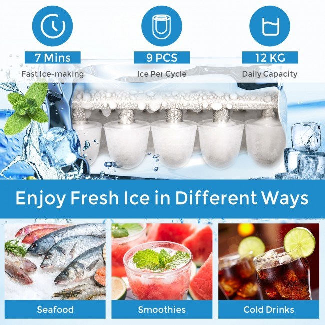 Counterto Ice Maker with Ice Scoop