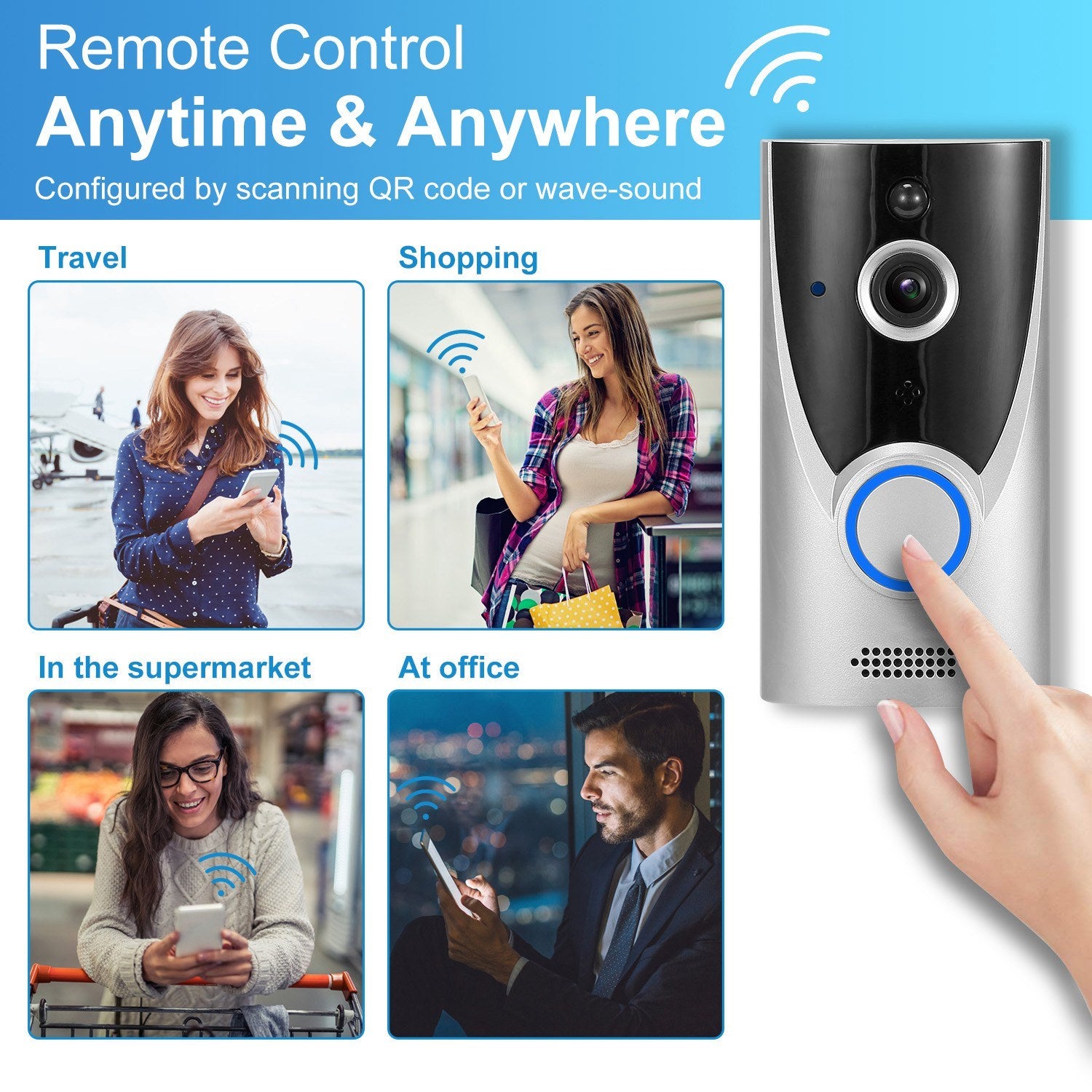 Doorbell Wireless  WiFi Security Camera