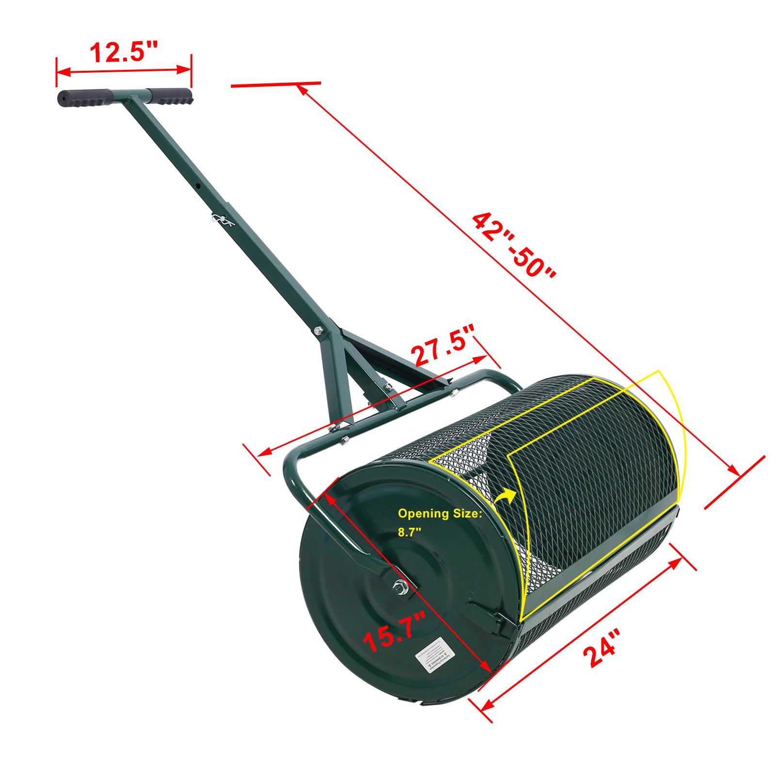 Peat Moss Spreader, Compost Spreader Metal