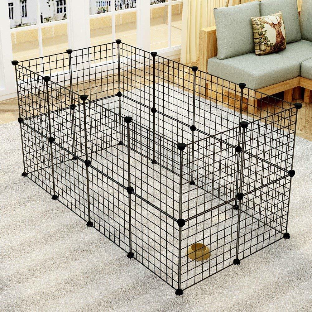 Pet Playpen Small Animal Cage Indoor Portable Metal