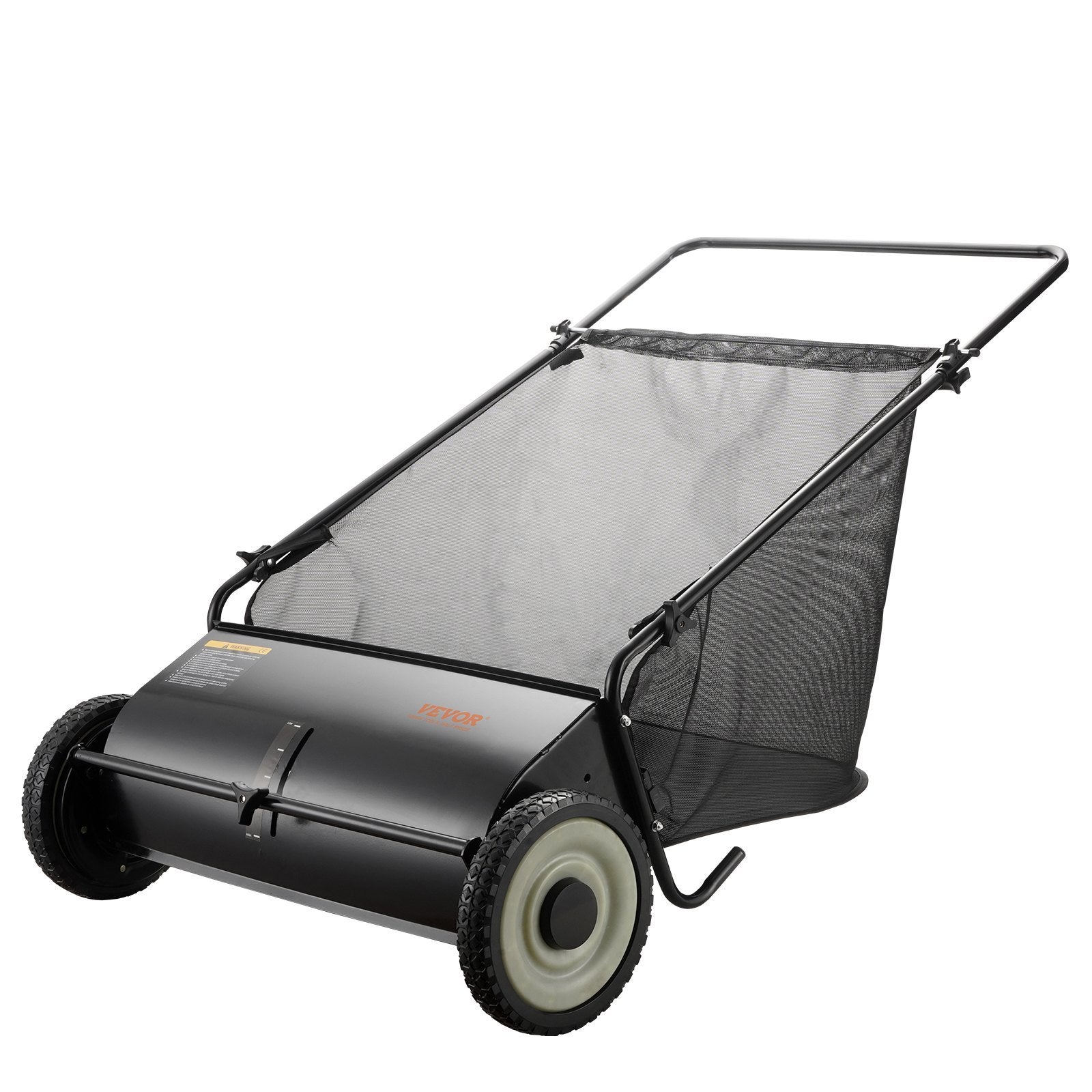 VEVOR Push Lawn Sweeper Spinning Brushes