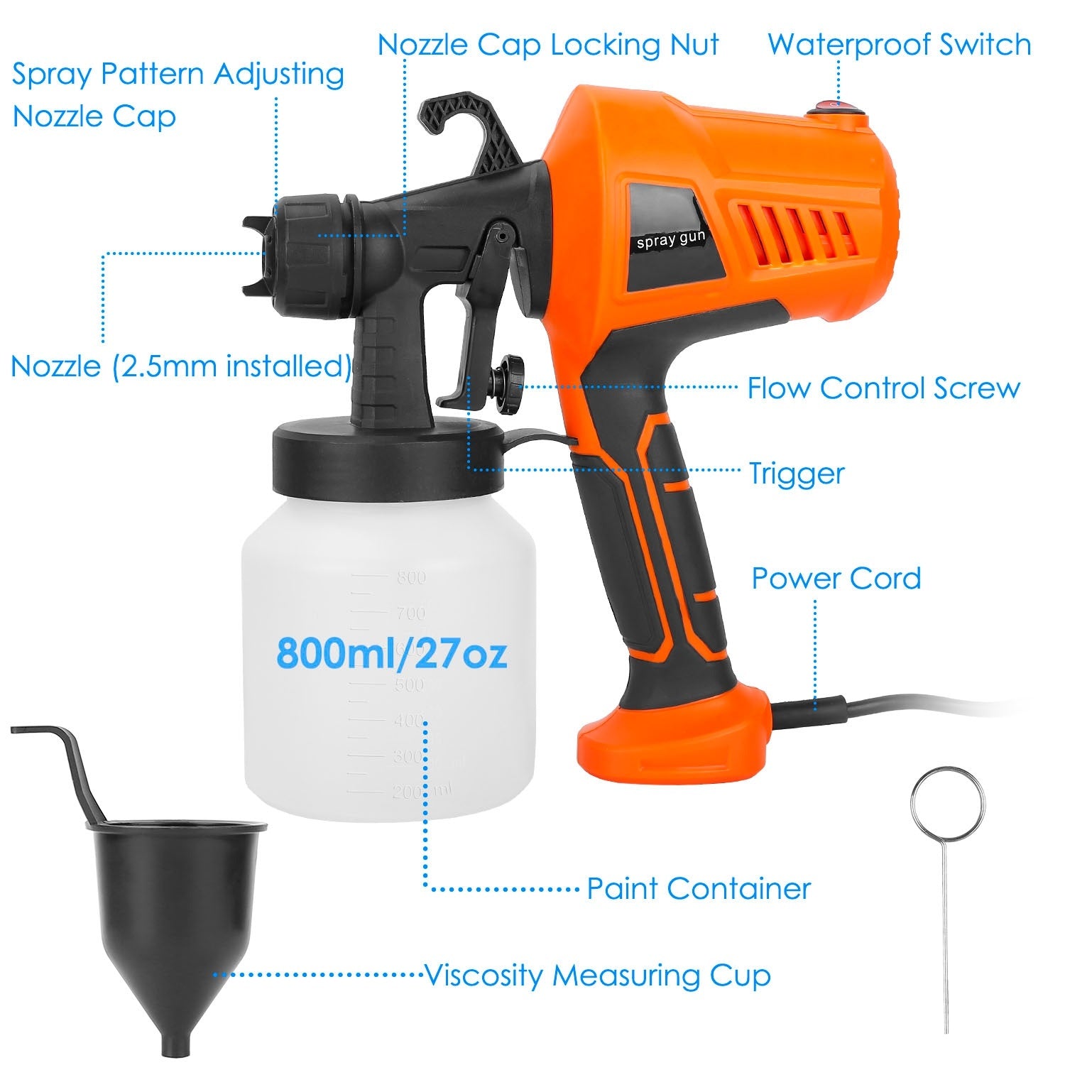 Electric Paint Sprayer For Fences Brick Walls