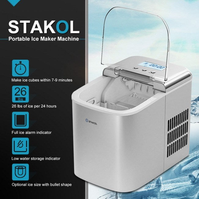 Counterto Ice Maker with Ice Scoop
