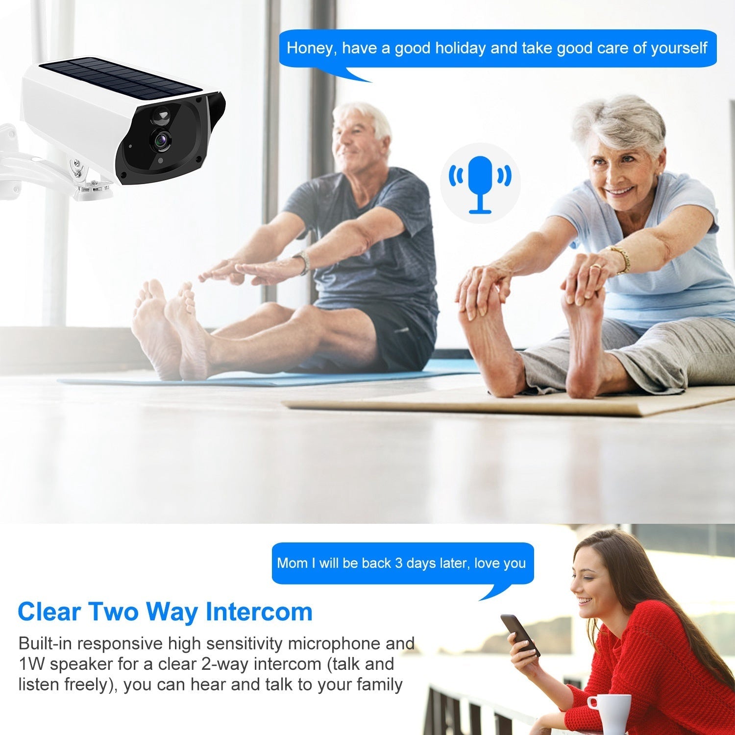 Solar Powered WiFi IP Camera