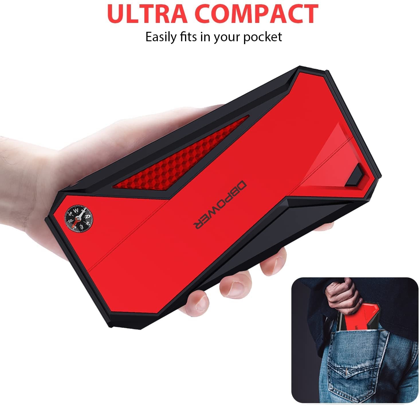 DBPOWER Car Jump Starter Auto Battery Booster