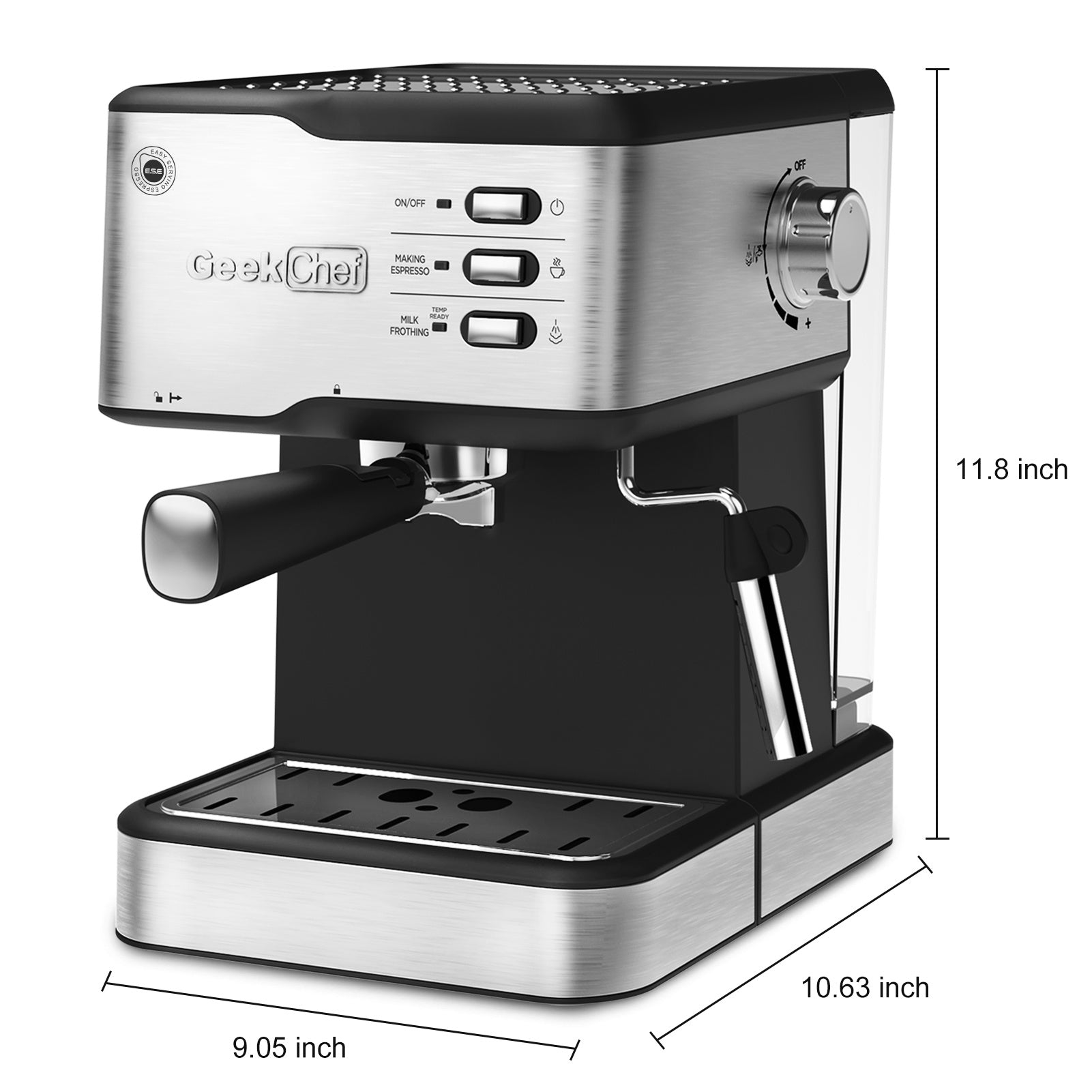 Pump Coffee Machine Compatible with POD capsules
