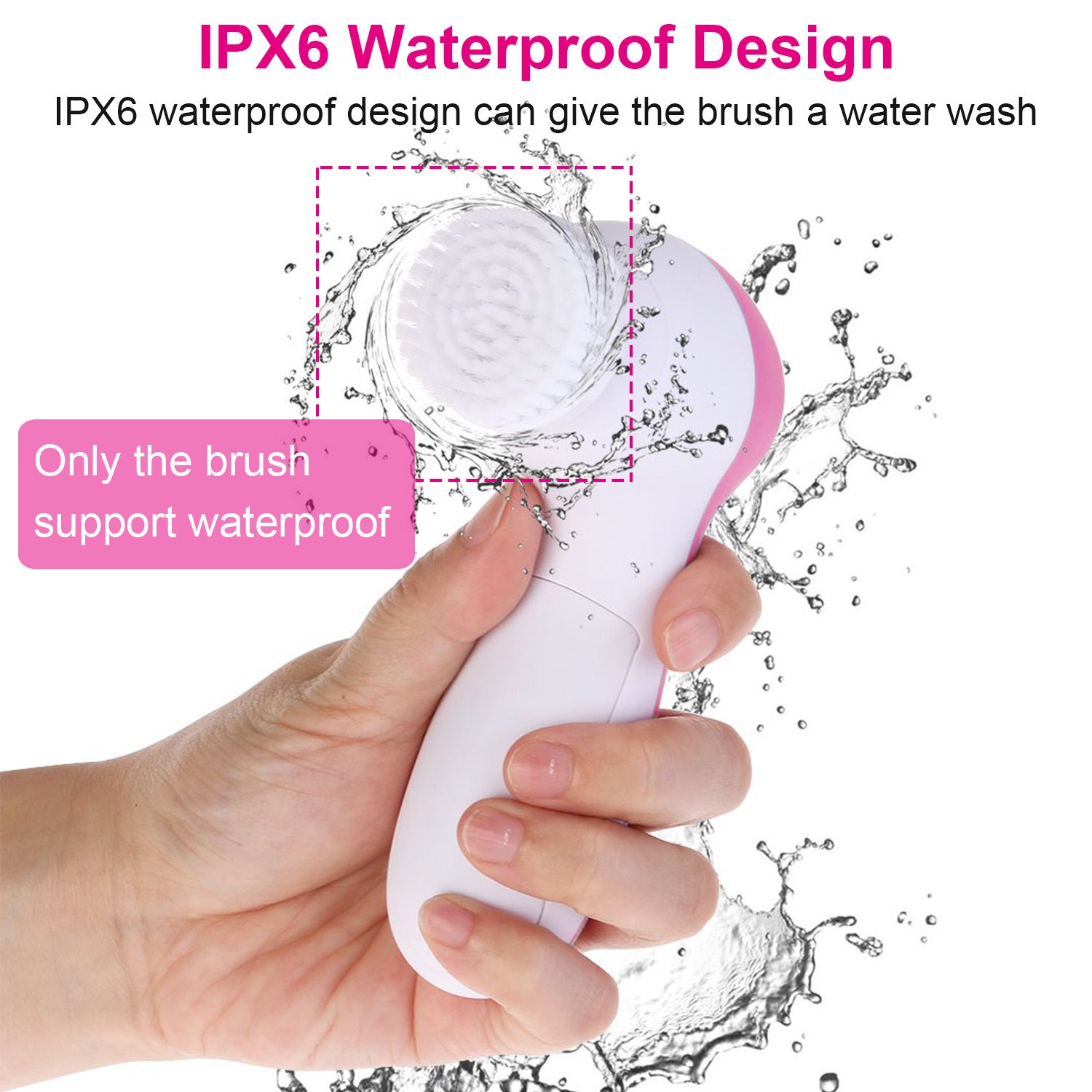 Facial Cleansing Waterproof Face Brush