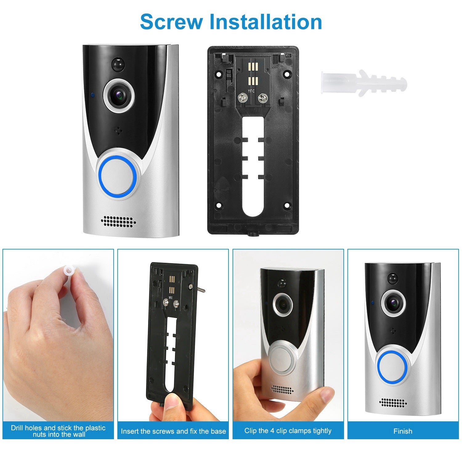 Doorbell Wireless  WiFi Security Camera
