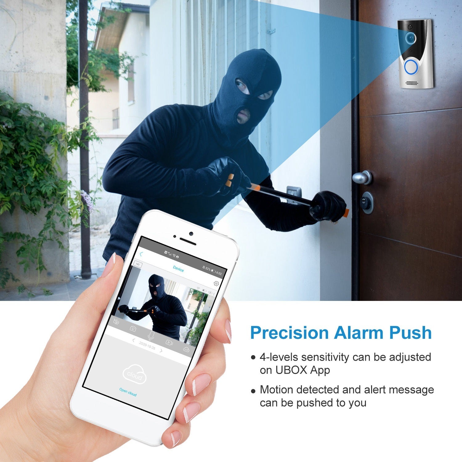 Doorbell Wireless  WiFi Security Camera