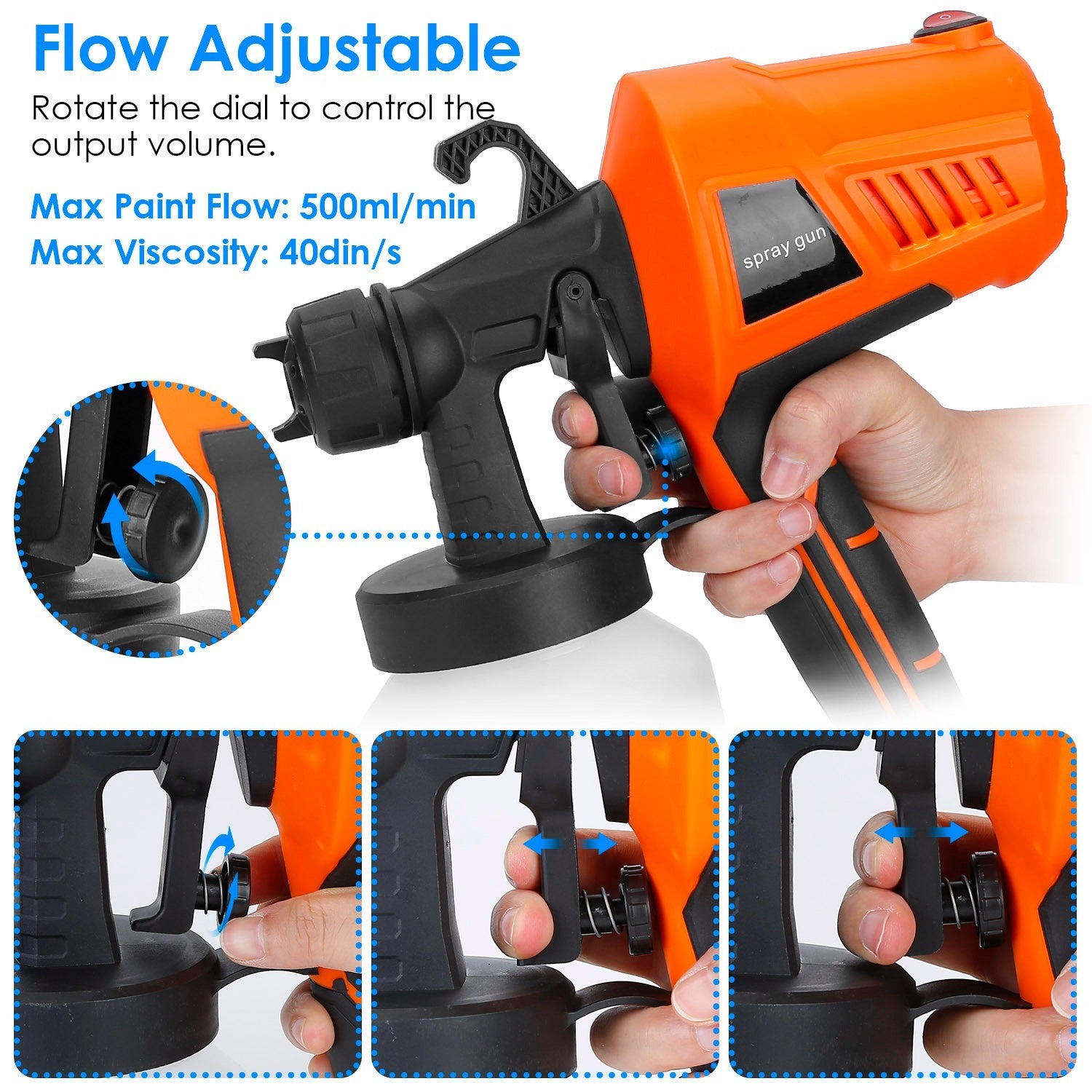 Electric Paint Sprayer For Fences Brick Walls