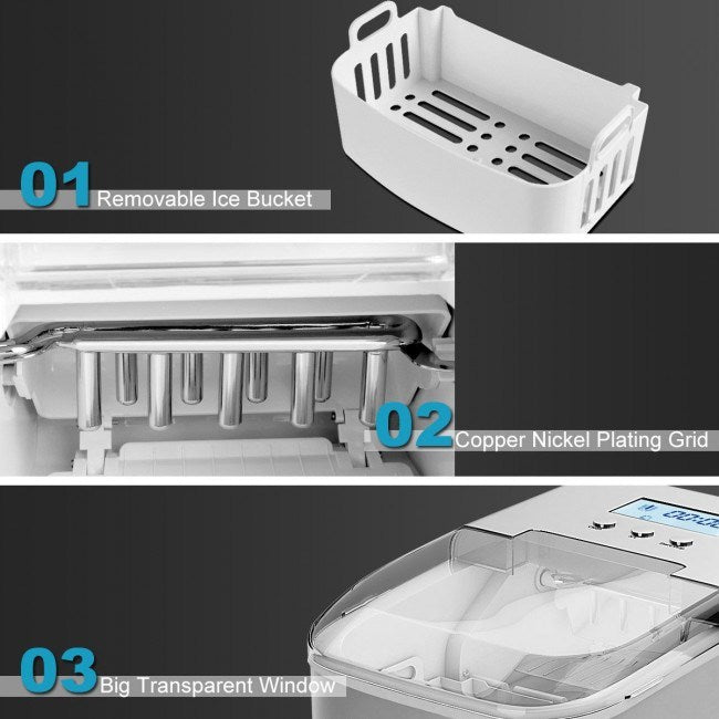 Counterto Ice Maker with Ice Scoop