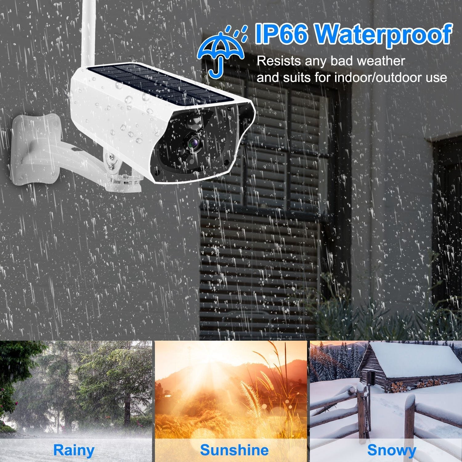 Solar Powered WiFi IP Camera