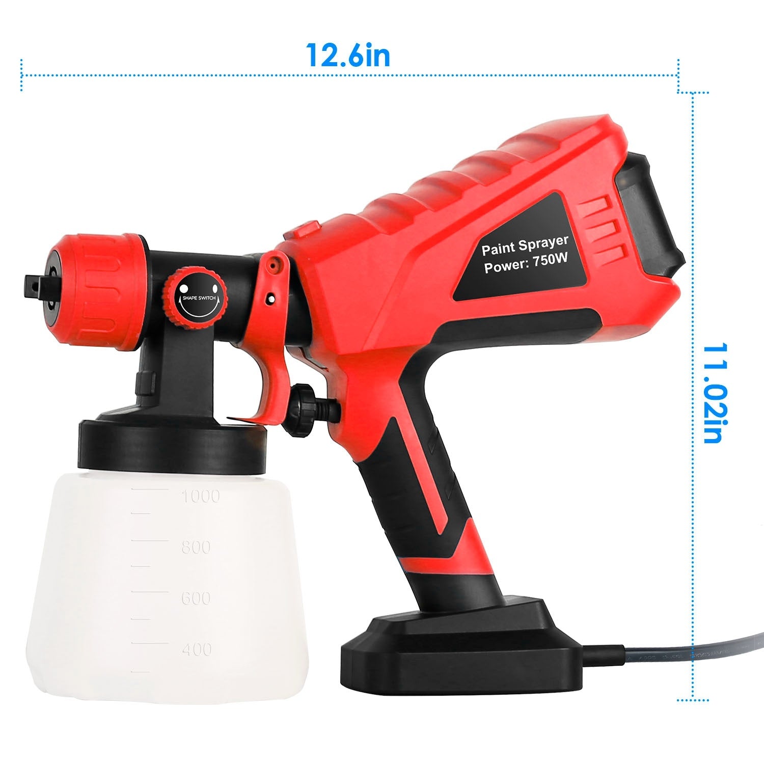 Electric Paint Sprayer Spray Gun For Fences Brick Walls