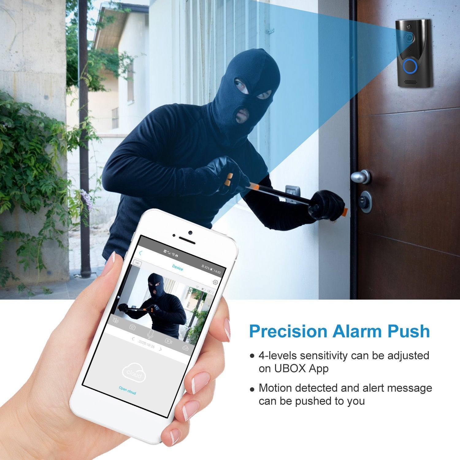 Doorbell Wireless  WiFi Security Camera