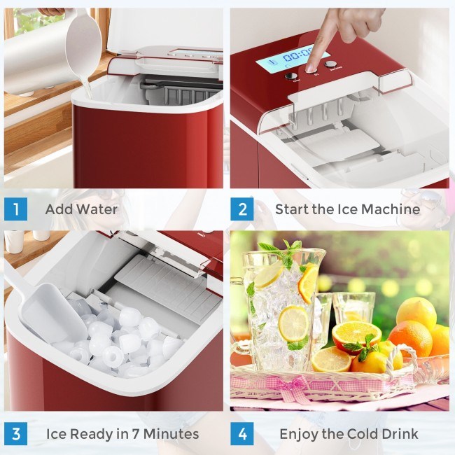 Counterto Ice Maker with Ice Scoop
