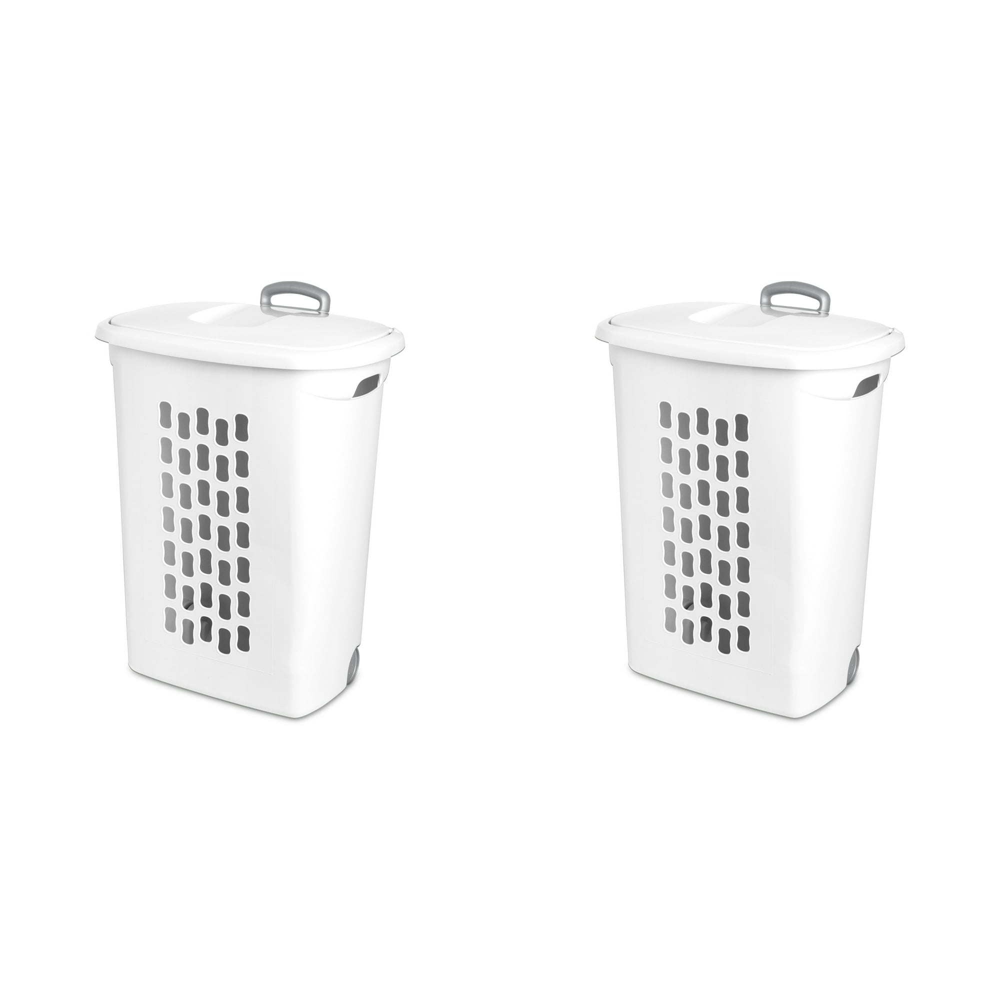 Wheeled Laundry Hamper Plastic