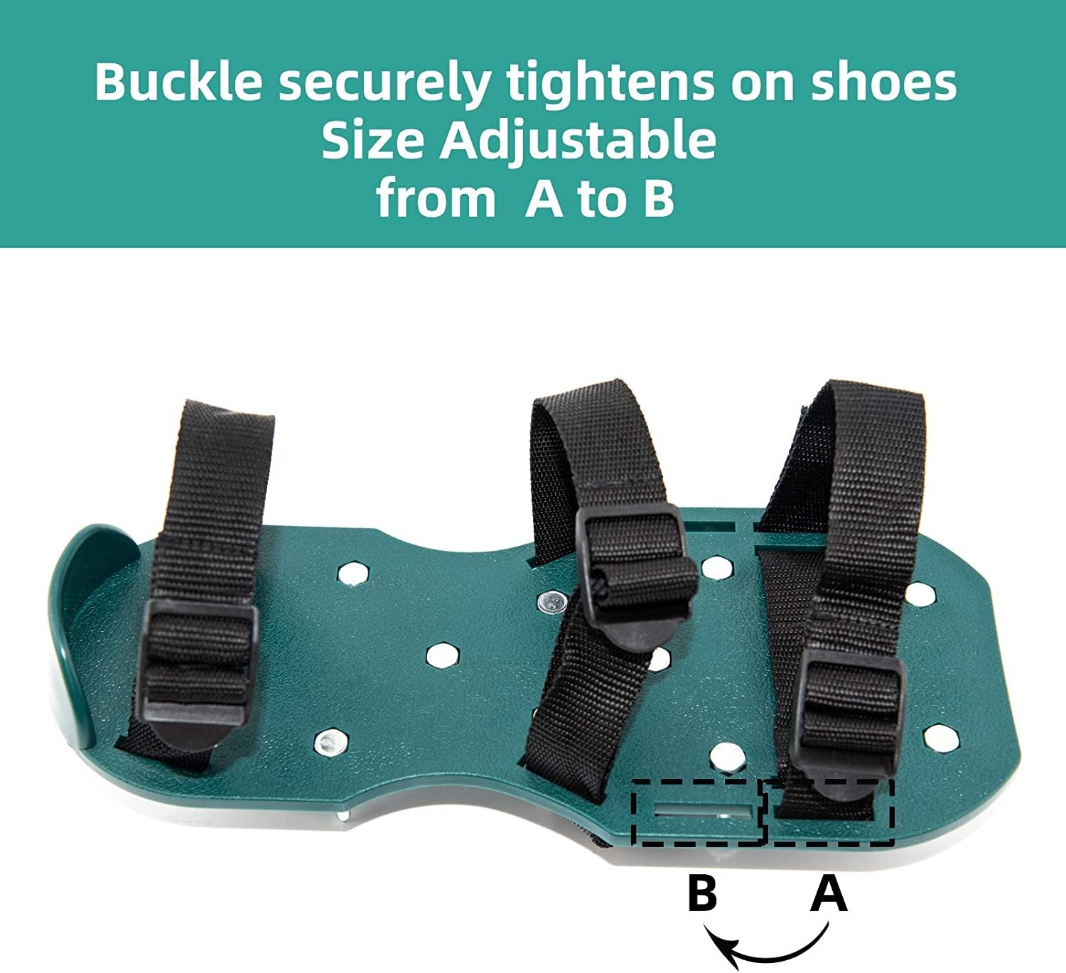 Lawn Aerator Shoes, Metal Spike Sandals
