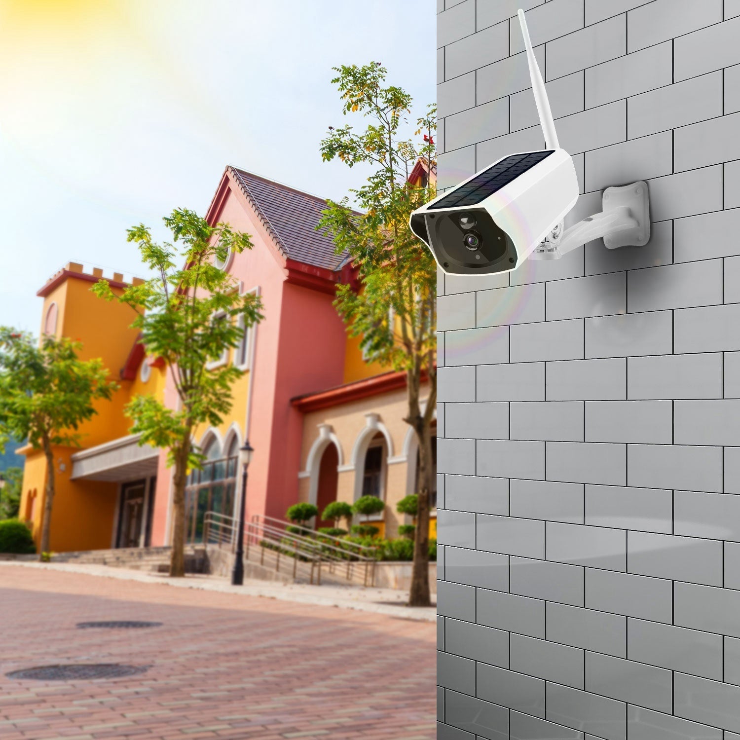 Solar Powered WiFi IP Camera