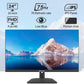 Sansui Monitor 24 inch IPS FHD 1080P 75HZ HDR10 Computer Monitor with HDMI,VGA,DP Ports Frameless/Eye Care/Ergonomic Tilt/Speakers Built-in(ES-24X5A HDMI Cable Included)