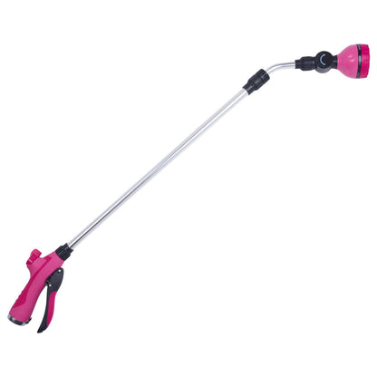 Sprout 7-Pattern 33" Extension Watering Wand in Raspberry Red