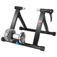 VEVOR Bike Trainer Stand, Fluid Stationary Bike Stand for 26"-29" Wheels, Noise Reduction Fluid Flywheel, Portable Cycling Stand for Indoor Riding Exercise, with Quick-Release Lever & Front Wheel Rise