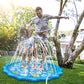 Sprinkler Splash Pad For Kids 68IN Inflatable Blow Up Pool Sprinkle Play Mat Summer Outdoor Water Toys