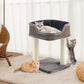 Multi-Level Cat Climbing Tree with Scratching Posts and Large Plush Perch