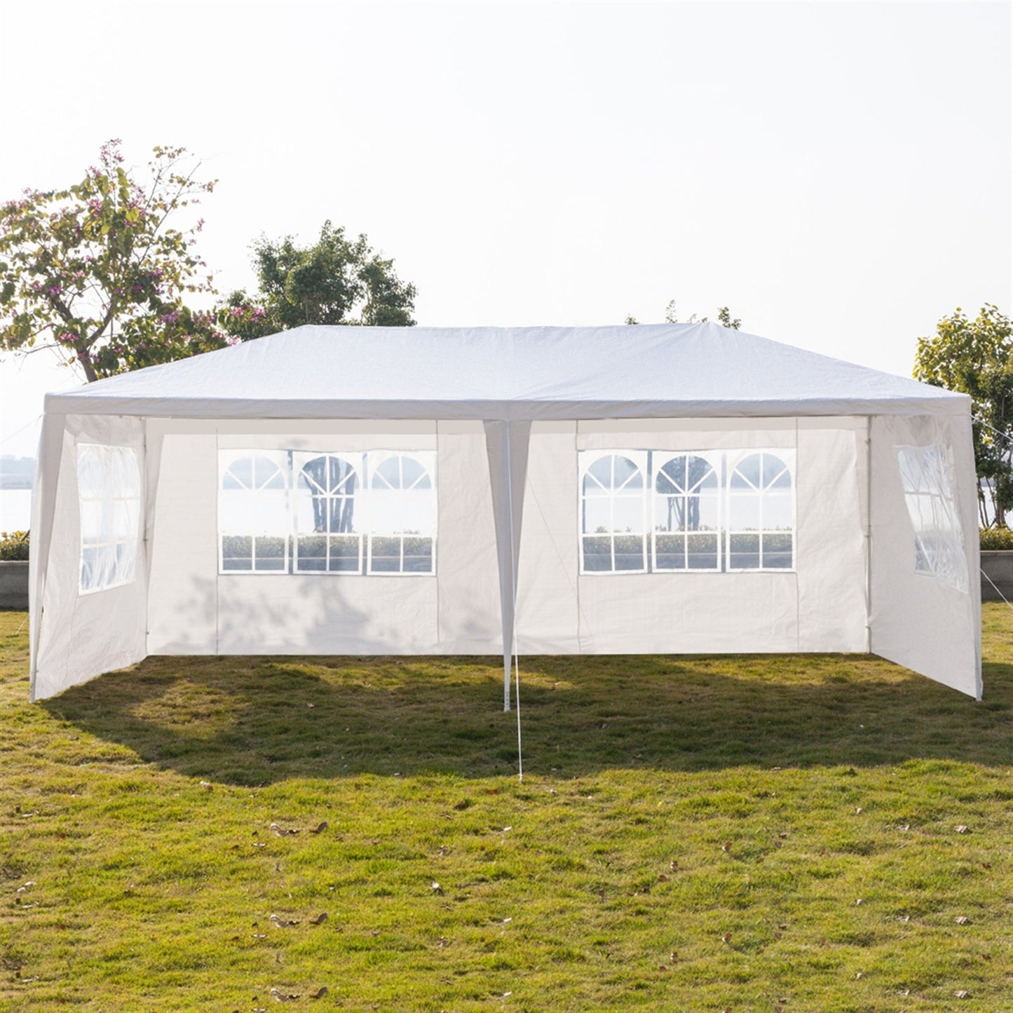 20''x10''(3 x 6m) Six Sides Two Doors Waterproof Tent with Spiral Tubes For Household, Wedding, Party, Parking Shed  XH