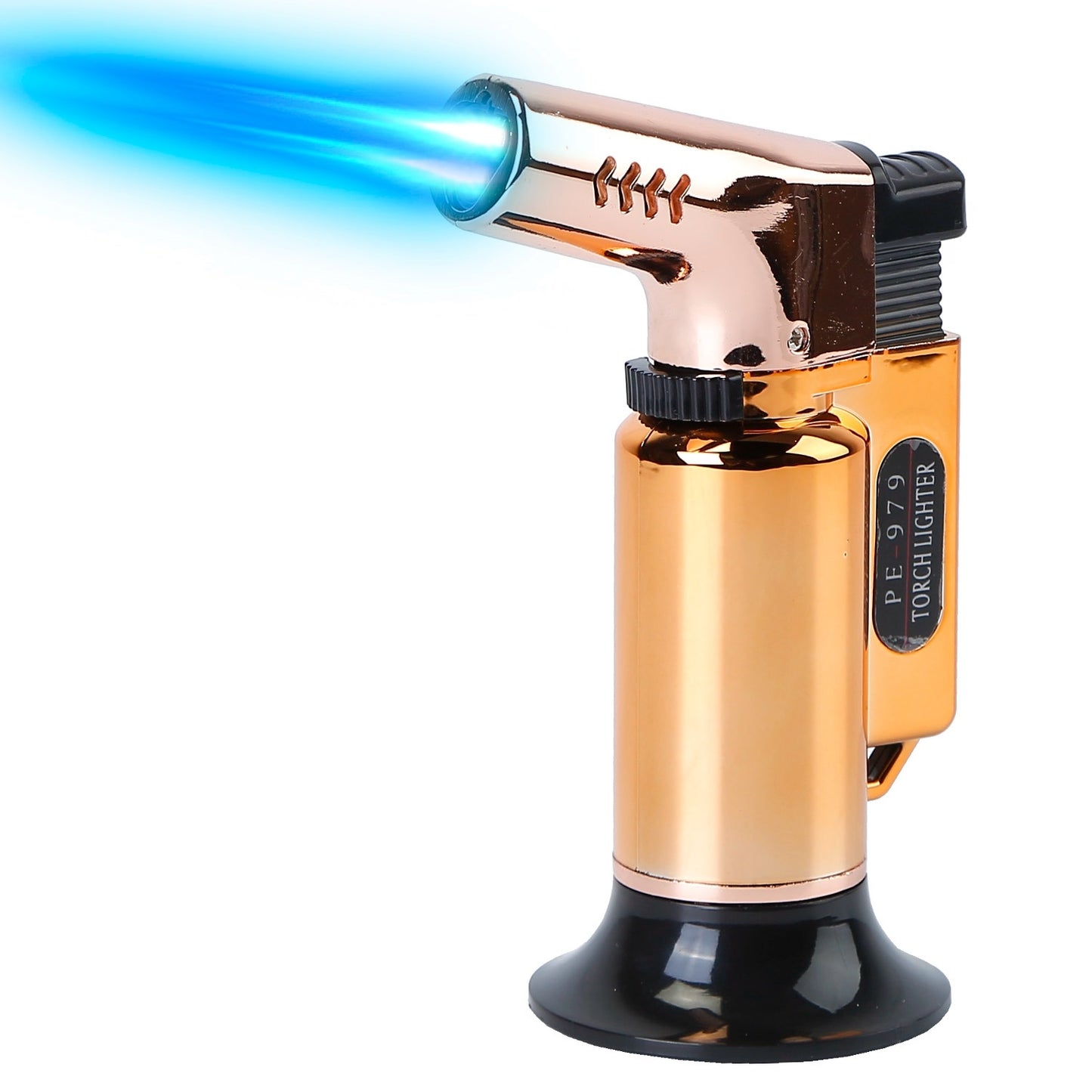 Culinary Butane Torch Lighter Refillable Blow Torch Adjustable Flame Kitchen Cooking BBQ Torch  (Gas Not Included)