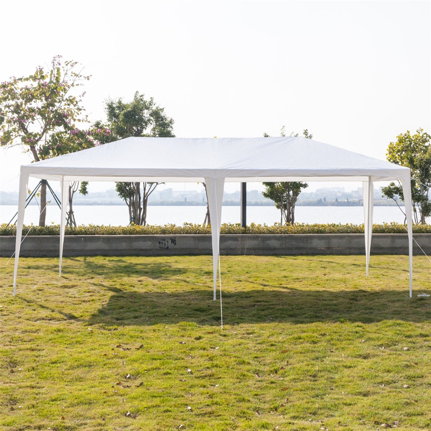 20''x10''(3 x 6m) Six Sides Two Doors Waterproof Tent with Spiral Tubes For Household, Wedding, Party, Parking Shed  XH