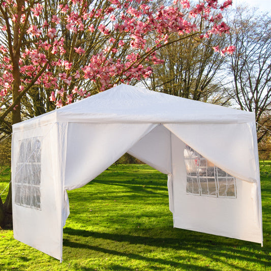3X3M Four Sides Portable Home Party Use Waterproof Tent with Spiral Tubes Indoor