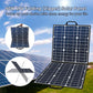 50W 18V Portable Solar Panel, Flashfish Foldable Solar Charger with 5V USB 18V DC Output
