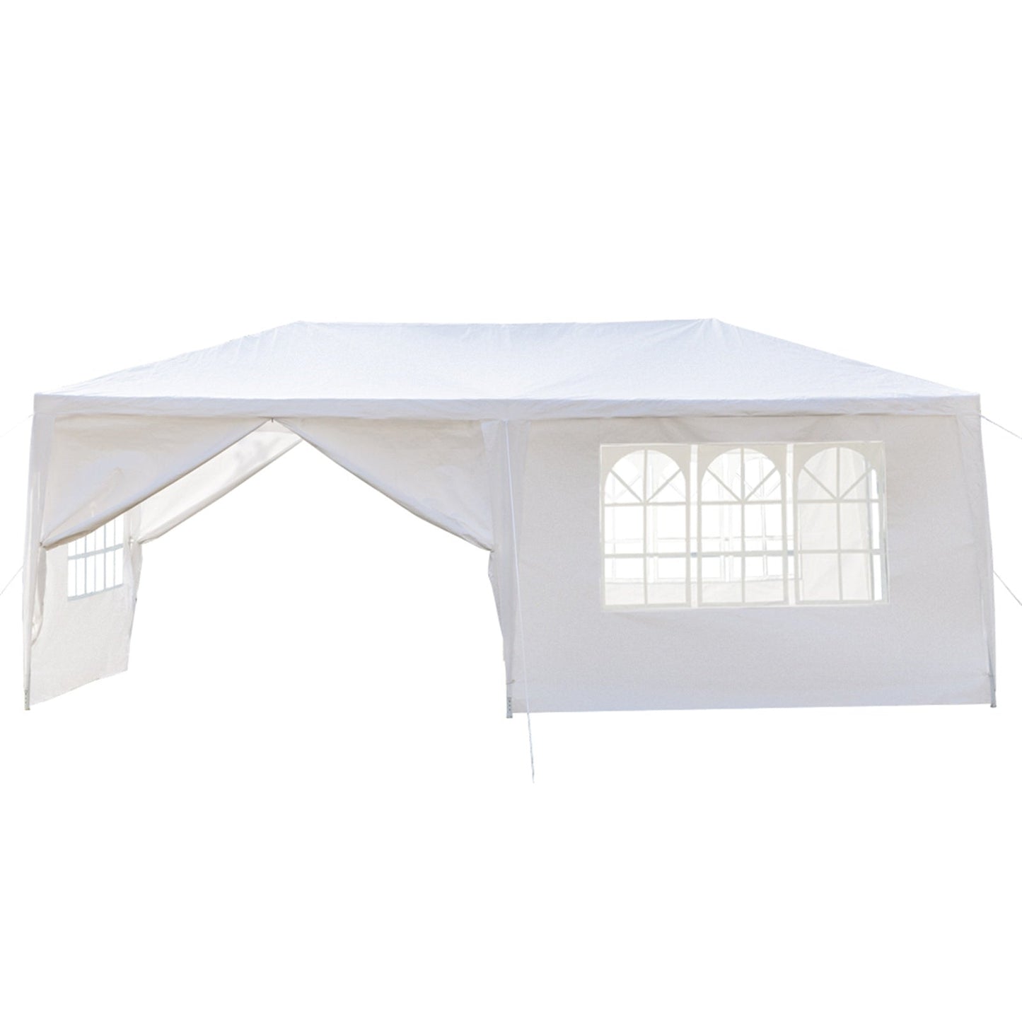 20''x10''(3 x 6m) Six Sides Two Doors Waterproof Tent with Spiral Tubes For Household, Wedding, Party, Parking Shed  XH