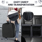 Double Compartment Pet Carrier with 2 Removable Hammocks